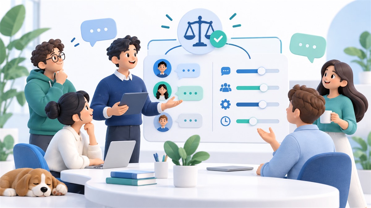 项目群中负责人核对成员范围管理员和协作规则的示意图